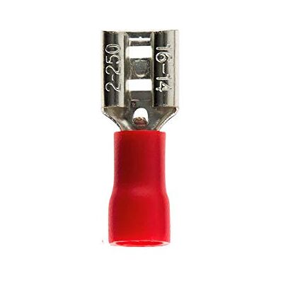 Zenitech 10 cosses rouges clips femelles 6,3 mm - Publicité Zenitech 10 cosses rouges clips femelles 6,3 mm - Publicité