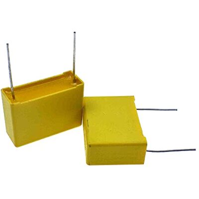 Sun Lot de 10 condensateurs X2 275 V AC Pas 22,5 mm X2 275 V Condensateur film polypropylène 1uF - Publicité Sun Lot de 10 condensateurs X2 275 V AC Pas 22,5 mm X2 275 V Condensateur film polypropylène 1uF - Publicité