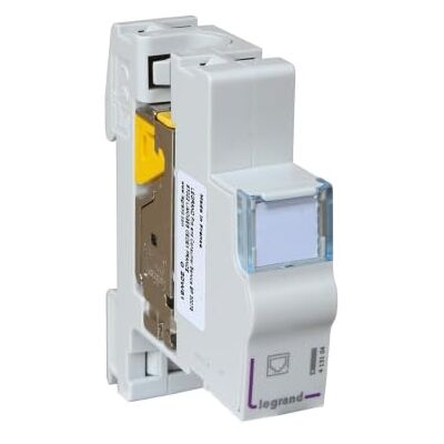 Legrand Module de brassage blindé catégorie 6A STP avec connecteur LCS³ certifié PoE++ 1 module - Publicité Legrand Module de brassage blindé catégorie 6A STP avec connecteur LCS³ certifié PoE++ 1 module - Publicité