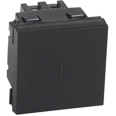 Legrand Permutateur 10AX 250V~ Easy-Led Mosaic 2 modules Noir mat 079321L - Publicité Legrand Permutateur 10AX 250V~ Easy-Led Mosaic 2 modules Noir mat 079321L - Publicité