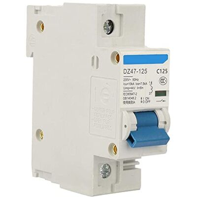 YWBL-WH Disjoncteur Miniature DZ47-125 1P Disjoncteur Miniature d'air à Basse Tension Interrupteur de Disjoncteur 230V 80/100/125A 0.1S 6KA(125A) - Publicité YWBL-WH Disjoncteur Miniature DZ47-125 1P Disjoncteur Miniature d'air à Basse Tension Interrupteur de Disjoncteur 230V 80/100/125A 0.1S 6KA(125A) - Publicité
