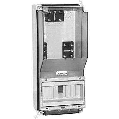 ELEKTRO-PLAST Boîtier de compteur OZP-1 IP65 38.03 pour compteur monophasé 8758, blanc - Publicité ELEKTRO-PLAST Boîtier de compteur OZP-1 IP65 38.03 pour compteur monophasé 8758, blanc - Publicité