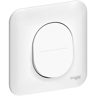 Schneider Electric S260204 Ovalis interrupteur va et vient 10 AX - Publicité Schneider Electric S260204 Ovalis interrupteur va et vient 10 AX - Publicité