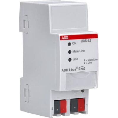 ABB LK/S4.1 bei/KNX REG ligne Coupleur - Publicité ABB LK/S4.1 bei/KNX REG ligne Coupleur - Publicité