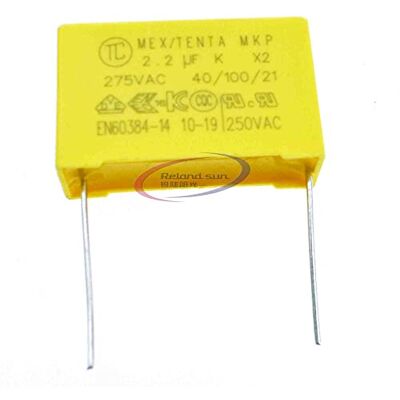 Sun Lot de 10 condensateurs de sécurité 275 V AC 225 2,2 UF 275 V 27 mm Film polypropylène Condensateur Capacitance - Publicité Sun Lot de 10 condensateurs de sécurité 275 V AC 225 2,2 UF 275 V 27 mm Film polypropylène Condensateur Capacitance - Publicité