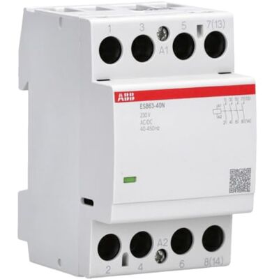 ABB INDIA Solutions & Services ABB ESB63-40N-06 Installationsschütz 4S, 63A, 230V, 4-Polig (1SAE661111R0140) - Publicité ABB INDIA Solutions & Services ABB ESB63-40N-06 Installationsschütz 4S, 63A, 230V, 4-Polig (1SAE661111R0140) - Publicité