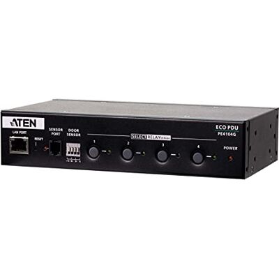 Aten PE4104G PDU Boîtier de contrôle IP 4 sorties - Publicité Aten PE4104G PDU Boîtier de contrôle IP 4 sorties - Publicité