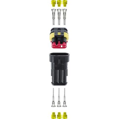 Restagraf Kit Connecteur Étanche Cosses & Boitiers 3 Voies Série 1,5 Pour Fil 0,75 à 1,5 mm² Ensemble Complet pour Câblage Automobile Réf. 225026 - Publicité Restagraf Kit Connecteur Étanche Cosses & Boitiers 3 Voies Série 1,5 Pour Fil 0,75 à 1,5 mm² Ensemble Complet pour Câblage Automobile Réf. 225026 - Publicité