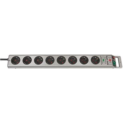 Brennenstuhl 80411236902 Super-Solid 1153340318 Lot de 4 multiprises avec parasurtenseur 8 prises Argenté - Publicité Brennenstuhl 80411236902 Super-Solid 1153340318 Lot de 4 multiprises avec parasurtenseur 8 prises Argenté - Publicité