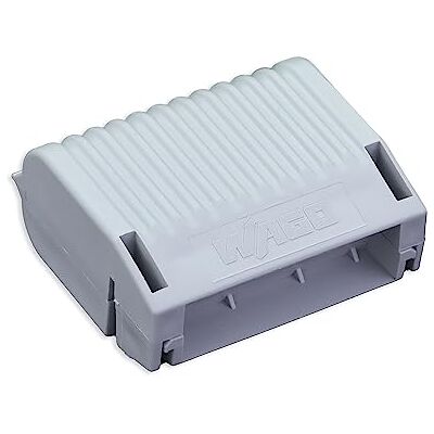 WAGO Gelbox, Boîtier de Dérivation, avec Gel, pour Séries 221 Ou 2273, Max. 6 mm², sans Bornes de Raccordement, Taille 2, Gris (3 Pcs) - Publicité WAGO Gelbox, Boîtier de Dérivation, avec Gel, pour Séries 221 Ou 2273, Max. 6 mm², sans Bornes de Raccordement, Taille 2, Gris (3 Pcs) - Publicité