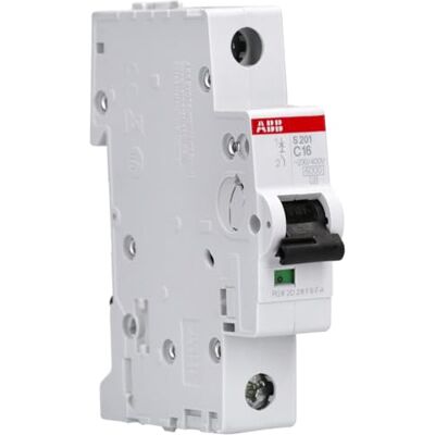 ABB - Prom Compact S 201-C - 16 A - Disjoncteur - Publicité ABB - Prom Compact S 201-C - 16 A - Disjoncteur - Publicité