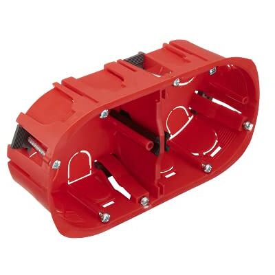 DEBFLEX Boite de derivation electrique boite derivation Boite de derivation etanche exterieur Boite 2 Postes, Diam 67mm, Hauteur 40mm Rouge Sous Film Entraxe 71 - Publicité DEBFLEX Boite de derivation electrique boite derivation Boite de derivation etanche exterieur Boite 2 Postes, Diam 67mm, Hauteur 40mm Rouge Sous Film Entraxe 71 - Publicité