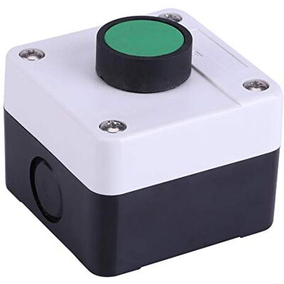 Bewinner Station à boutons-poussoirs, boîtier de commande à boutons poussoir vert résistant aux intempéries, bouton-poussoir vert pour ouvre-porte, niveau de protection du capuchon IP54, convient à une utilisa - Publicité Bewinner Station à boutons-poussoirs, boîtier de commande à boutons poussoir vert résistant aux intempéries, bouton-poussoir vert pour ouvre-porte, niveau de protection du capuchon IP54, convient à une utilisa - Publicité