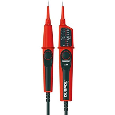 Benning 050261 Duspol Testeur de tension, Rouge/noir - Publicité Benning 050261 Duspol Testeur de tension, Rouge/noir - Publicité