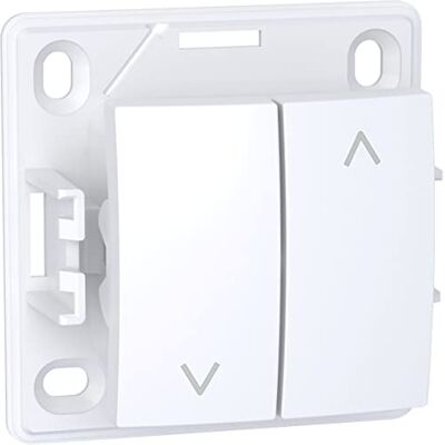 Schneider Electric Alréa, Poussoir volets roulants, blanc polaire ALB61199P - Publicité Schneider Electric Alréa, Poussoir volets roulants, blanc polaire ALB61199P - Publicité