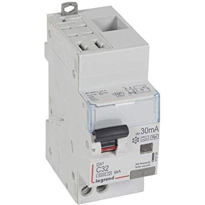 Legrand 410764 Disjoncteur différentiel 32A type F 30mA DX³4500 1P+N - Publicité Legrand 410764 Disjoncteur différentiel 32A type F 30mA DX³4500 1P+N - Publicité