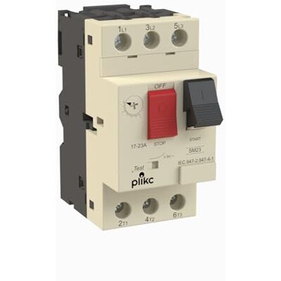 plikc Interrupteur thermique de protection moteur Sauvegarde Série SM (échelle 17-23A) - Publicité plikc Interrupteur thermique de protection moteur Sauvegarde Série SM (échelle 17-23A) - Publicité
