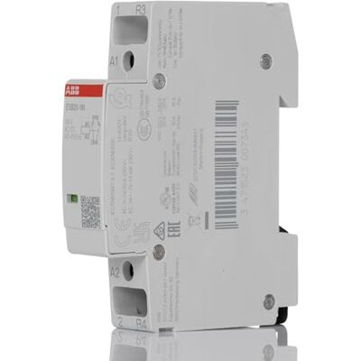 ABB Contacteur d'installation modèle ESB20-11N-01, 1 contact principal NC et 1 contact principal NO, 24 AC/DC, 1 million d'utilisations, blanc, 6,5 x 1,8 x 8,5 cm (référence : 1SBE121111R0111) - Publicité ABB Contacteur d'installation modèle ESB20-11N-01, 1 contact principal NC et 1 contact principal NO, 24 AC/DC, 1 million d'utilisations, blanc, 6,5 x 1,8 x 8,5 cm (référence : 1SBE121111R0111) - Publicité