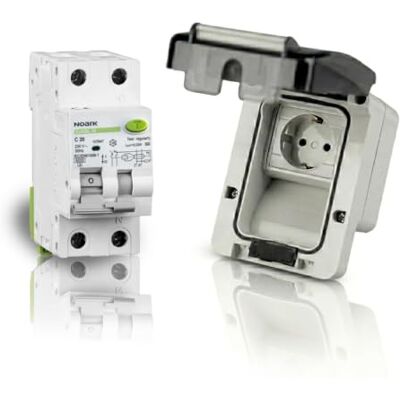 shopVG Prise de courant pour véhicules électriques avec dose de charge IP66 et prise FI/LS 20A (Prise+RCBO N20A) - Publicité shopVG Prise de courant pour véhicules électriques avec dose de charge IP66 et prise FI/LS 20A (Prise+RCBO N20A) - Publicité