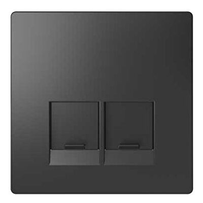 Schneider Electric Tapa RJ45 doble D-Life Antracita - Publicité Schneider Electric Tapa RJ45 doble D-Life Antracita - Publicité