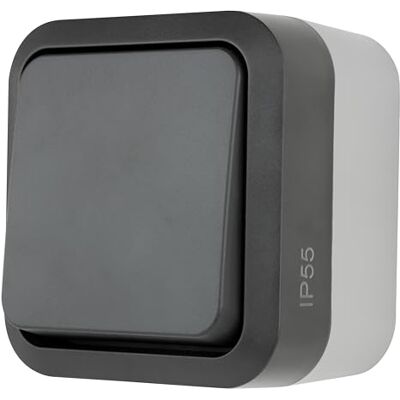 REV AquaStorm Interrupteur Croisé - IP55, 250V, 10A - Publicité REV AquaStorm Interrupteur Croisé - IP55, 250V, 10A - Publicité