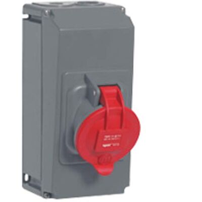 Legrand 053723 Plastique Prise Saillie Fixe Hypra, 63A, 380V à 415V, 3P+T - Publicité Legrand 053723 Plastique Prise Saillie Fixe Hypra, 63A, 380V à 415V, 3P+T - Publicité
