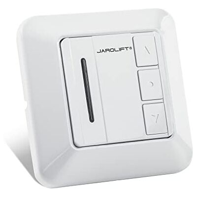 jarolift Émetteur mural radio 1 canal TDRC 01W Émetteur radio, pour moteurs radio TDEF & moteurs tubulaires avec récepteur radio , 433,92 MHz - Publicité jarolift Émetteur mural radio 1 canal TDRC 01W Émetteur radio, pour moteurs radio TDEF & moteurs tubulaires avec récepteur radio , 433,92 MHz - Publicité
