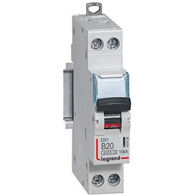 Legrand Disjoncteur DX³6000 U+N 230V~ 20A courbe B 1 module - Publicité Legrand Disjoncteur DX³6000 U+N 230V~ 20A courbe B 1 module - Publicité