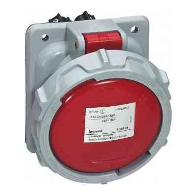Legrand 555589 Prise fixe P17 IP66/67 63A, 380V~ à 415V~, 3P+N+T - Publicité Legrand 555589 Prise fixe P17 IP66/67 63A, 380V~ à 415V~, 3P+N+T - Publicité