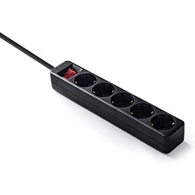 Famatel 9/705-N Multiprise ecosockets 5 Interrupteur Lumineux 1,5 m jusqu'à 3500 W Protection de l'enfance Prise Multiple Orientation Prises à 45 ° Empêche la consommation de fantôme - Publicité Famatel 9/705-N Multiprise ecosockets 5 Interrupteur Lumineux 1,5 m jusqu'à 3500 W Protection de l'enfance Prise Multiple Orientation Prises à 45 ° Empêche la consommation de fantôme - Publicité