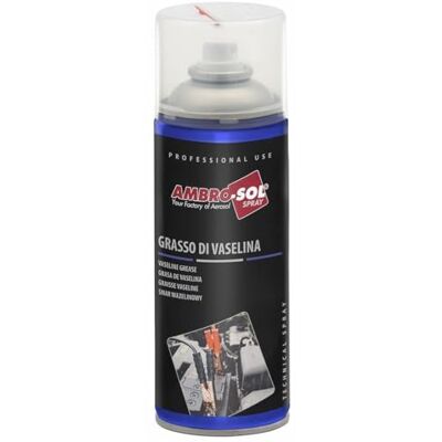 AMA Spray 400ml Ambro-Sol Graisse de vaseline pour mécanismes délicats et protection cosses à batteries - Publicité AMA Spray 400ml Ambro-Sol Graisse de vaseline pour mécanismes délicats et protection cosses à batteries - Publicité