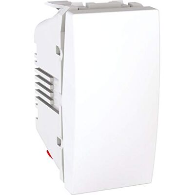 SCHNEIDER bouton poussoir no 10 a 1 module blanc bornes auto unica - Publicité SCHNEIDER bouton poussoir no 10 a 1 module blanc bornes auto unica - Publicité
