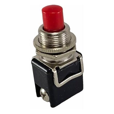 LEVSEB Bouton poussoir 4 A, 250 V, 8 A 125 V (6 V 9 V 12 V 24 V CC) Broche de traction de retour à ressort Montage du trou 12 mm Avec écrou de fixation 2 positions OFF/ON Le bouton ne s'enclenche - Publicité LEVSEB Bouton poussoir 4 A, 250 V, 8 A 125 V (6 V 9 V 12 V 24 V CC) Broche de traction de retour à ressort Montage du trou 12 mm Avec écrou de fixation 2 positions OFF/ON Le bouton ne s'enclenche - Publicité
