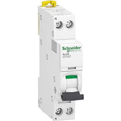 Schneider - Acti9 iDT40 - 1P + N - Disjoncteur - Publicité Schneider - Acti9 iDT40 - 1P + N - Disjoncteur - Publicité