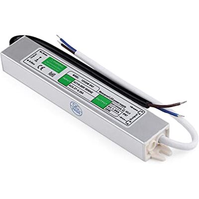 LEDSone Transformateur 12V LED 20W Driver, Alimentation étanche IP67, Transfo 220V AC à DC, Pilote LED Basse Tension à Tension Constante pour CCTV Ampoule à Bande Lumineuse LED - Publicité LEDSone Transformateur 12V LED 20W Driver, Alimentation étanche IP67, Transfo 220V AC à DC, Pilote LED Basse Tension à Tension Constante pour CCTV Ampoule à Bande Lumineuse LED - Publicité