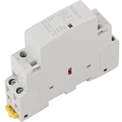 Keenso Contacteur à AC du Rail, Contacteur CA 2P 20A, DIN 20A 2 Pôles 1NO 1NC 50 / 60HZ Contacteur à Bobine 220V(220V/230V) - Publicité Keenso Contacteur à AC du Rail, Contacteur CA 2P 20A, DIN 20A 2 Pôles 1NO 1NC 50 / 60HZ Contacteur à Bobine 220V(220V/230V) - Publicité