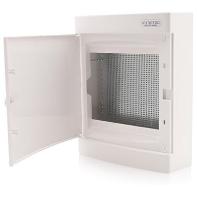 intratec 100% Shopping Intratec répartiteur de communication en saillie, IP40 – Boîtier multimédia pour maison entièrement connectée, armoire de distribution pour systèmes multimédias, 287 x 361 x 112 mm, blanc - Publicité intratec 100% Shopping Intratec répartiteur de communication en saillie, IP40 – Boîtier multimédia pour maison entièrement connectée, armoire de distribution pour systèmes multimédias, 287 x 361 x 112 mm, blanc - Publicité