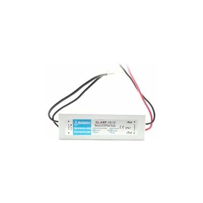 Transformateur étanche Silamp 220V à 12V - IP67 - 10W - Publicité Transformateur étanche Silamp 220V à 12V - IP67 - 10W - Publicité