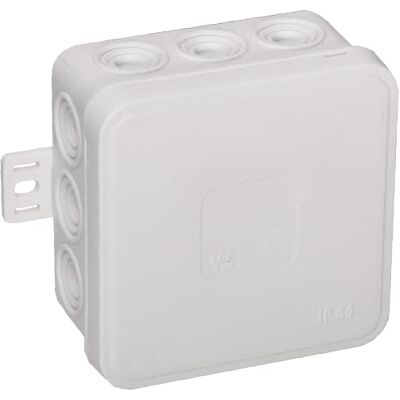 Orno CLICK Boite de Derivation en Saillie IP54 12 Voies 85x85x41mm - Publicité Orno CLICK Boite de Derivation en Saillie IP54 12 Voies 85x85x41mm - Publicité