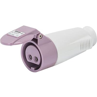 GEWISS Presa Mobile Dritta IP44 2P 16A 20-25V 50-60Hz Viola Cablaggio A Vite - Publicité GEWISS Presa Mobile Dritta IP44 2P 16A 20-25V 50-60Hz Viola Cablaggio A Vite - Publicité