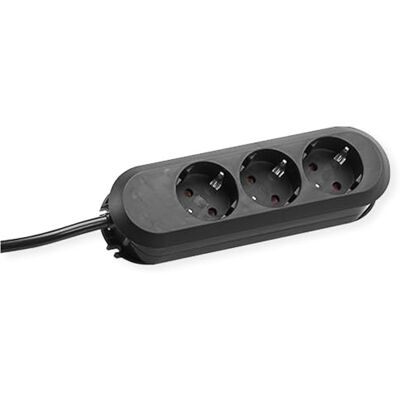 Bachmann 387.171 Rallonge multiprise 3 prises Schuko câble 3 m (Noir) - Publicité Bachmann 387.171 Rallonge multiprise 3 prises Schuko câble 3 m (Noir) - Publicité