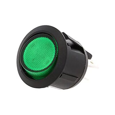 BULGIN R13244BBG3 ROCKER DPST Pos: 2 OFF-ON 10A/250VAC vert lampe néon 230V - Publicité BULGIN R13244BBG3 ROCKER DPST Pos: 2 OFF-ON 10A/250VAC vert lampe néon 230V - Publicité