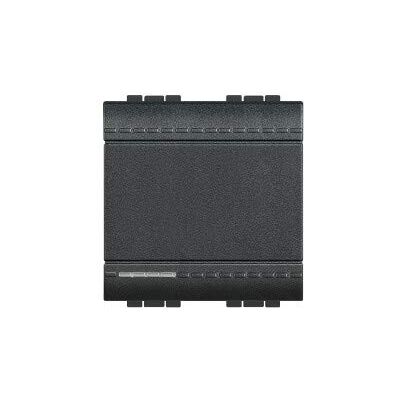 Bticino L4005M2A Poussoir à Bascule Livinglight Contact NO, 10A, 250V, 2 Modules, Anthracite, Lot de 10 - Publicité Bticino L4005M2A Poussoir à Bascule Livinglight Contact NO, 10A, 250V, 2 Modules, Anthracite, Lot de 10 - Publicité