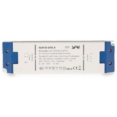 SELF SLD120-24VL-E 24 V/DC/0-0,2 A 120 W IP20 Intensité variable - Publicité SELF SLD120-24VL-E 24 V/DC/0-0,2 A 120 W IP20 Intensité variable - Publicité
