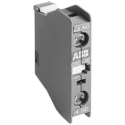 ABB CA5.10 1SBN010010R1010 CA5-10 CA5-10, CONTACT BLOCK, FRONT MOUNT, 1NO, 6 A, 690 V, 1 POLE, SCREW CLAMP - Publicité ABB CA5.10 1SBN010010R1010 CA5-10 CA5-10, CONTACT BLOCK, FRONT MOUNT, 1NO, 6 A, 690 V, 1 POLE, SCREW CLAMP - Publicité