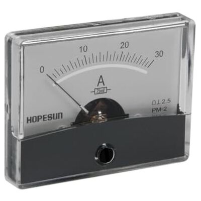 Velleman AMPEREMETRE ANALOGIQUE DE Tableau 30A CC / 60 x 47mm - Publicité Velleman AMPEREMETRE ANALOGIQUE DE Tableau 30A CC / 60 x 47mm - Publicité