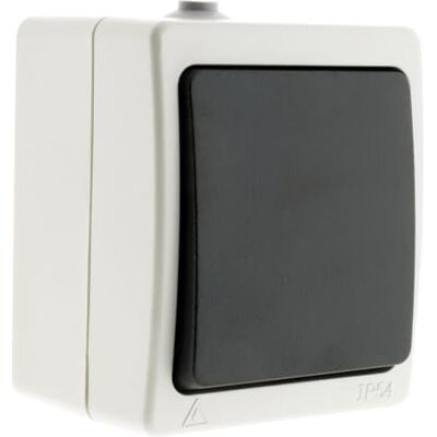 Zenitech Va et Vient 10A IP54 Noir Aquae - Publicité Zenitech Va et Vient 10A IP54 Noir Aquae - Publicité