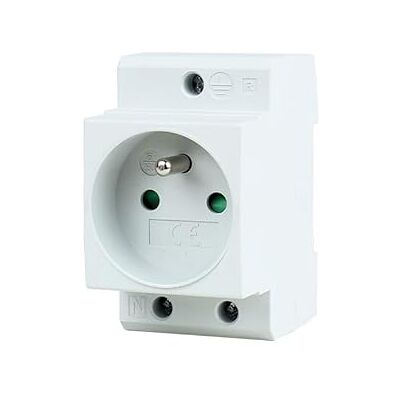 IMO Prise de courant modulaire 16A 250V 2P+T Fixation rail DIN Standard FR - Publicité IMO Prise de courant modulaire 16A 250V 2P+T Fixation rail DIN Standard FR - Publicité