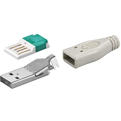 goobay Embout à monter USB A Mâle Sans outils - Publicité goobay Embout à monter USB A Mâle Sans outils - Publicité