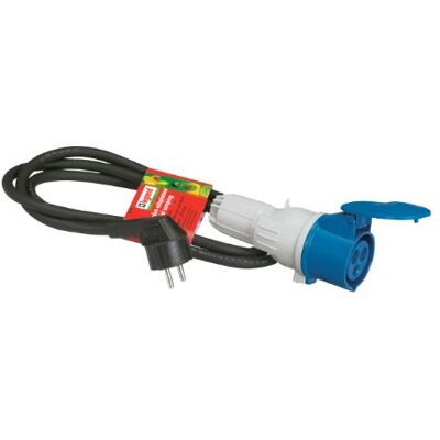 Legrand Cordon adaptateur pour caravane fiche mâle 2P+T + fiche femelle CEE 17 1,5m, Blanc - Publicité Legrand Cordon adaptateur pour caravane fiche mâle 2P+T + fiche femelle CEE 17 1,5m, Blanc - Publicité